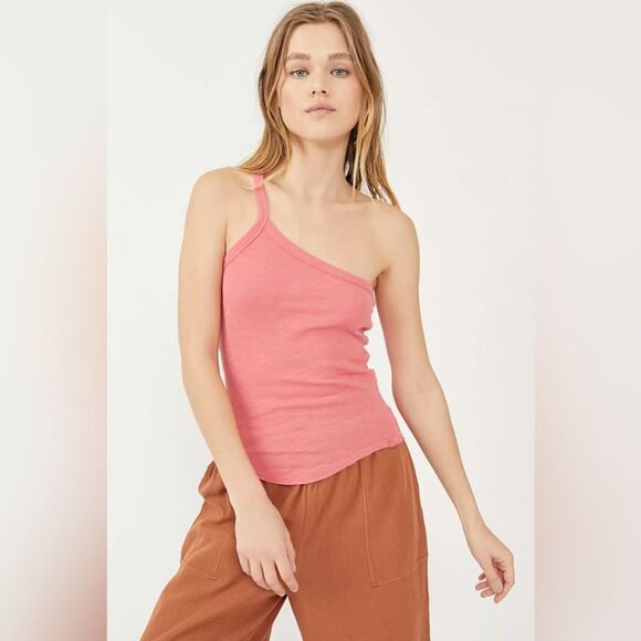 Free People One Way Or Another Tank Pink Size Size Medium NWOT - Picture 1 of 7